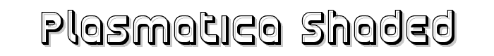 Plasmatica Shaded font